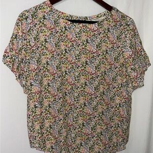LOFT Multicolor Floral Blouse‎